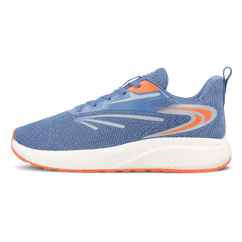 Men's Lace-up Sports Shoe - WS9603 SkyBlue Orange