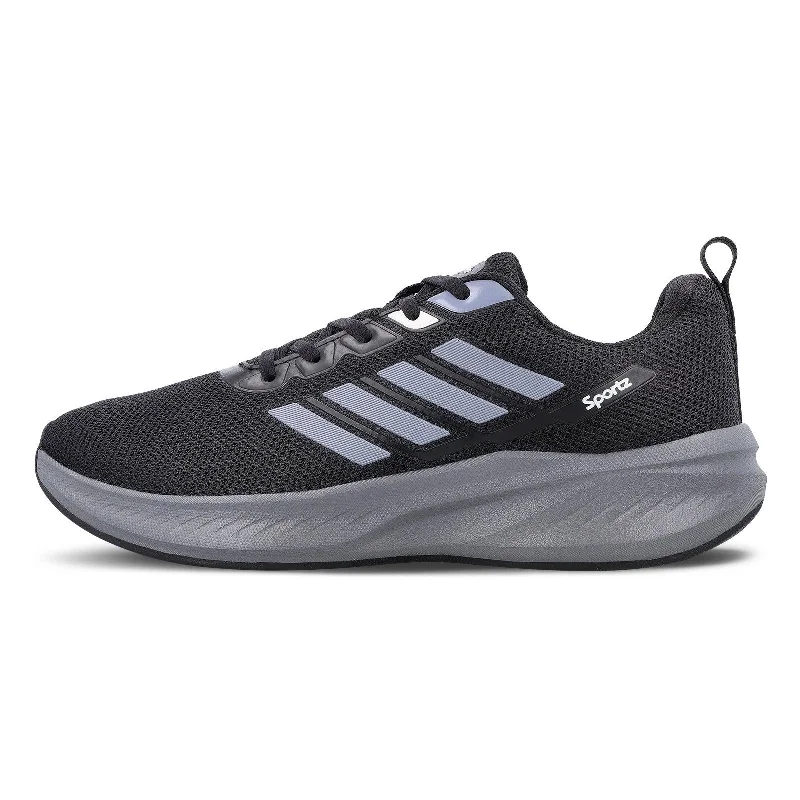 URBAN KING Men's Lace-up Sports Shoe - WS9593 Black Grey