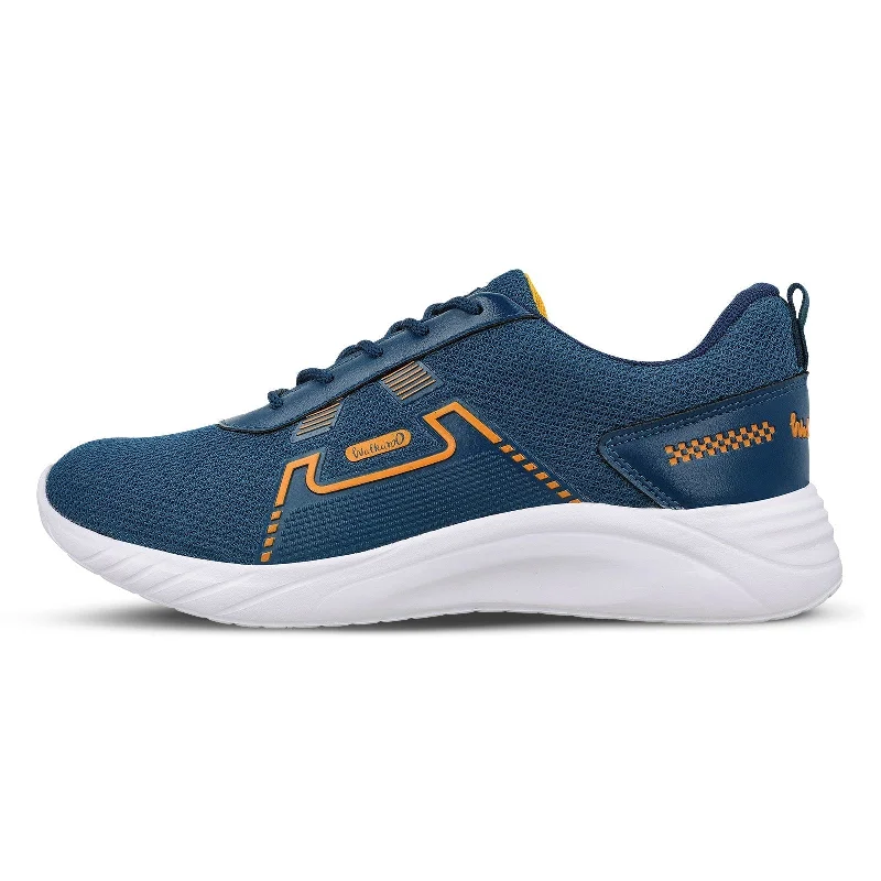 Walkaroo Men walking  Shoes - WS3065 Teal Yellow