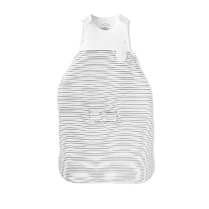 MORI Clever Sleeping Bag - Grey Stripe - TOG 2.5