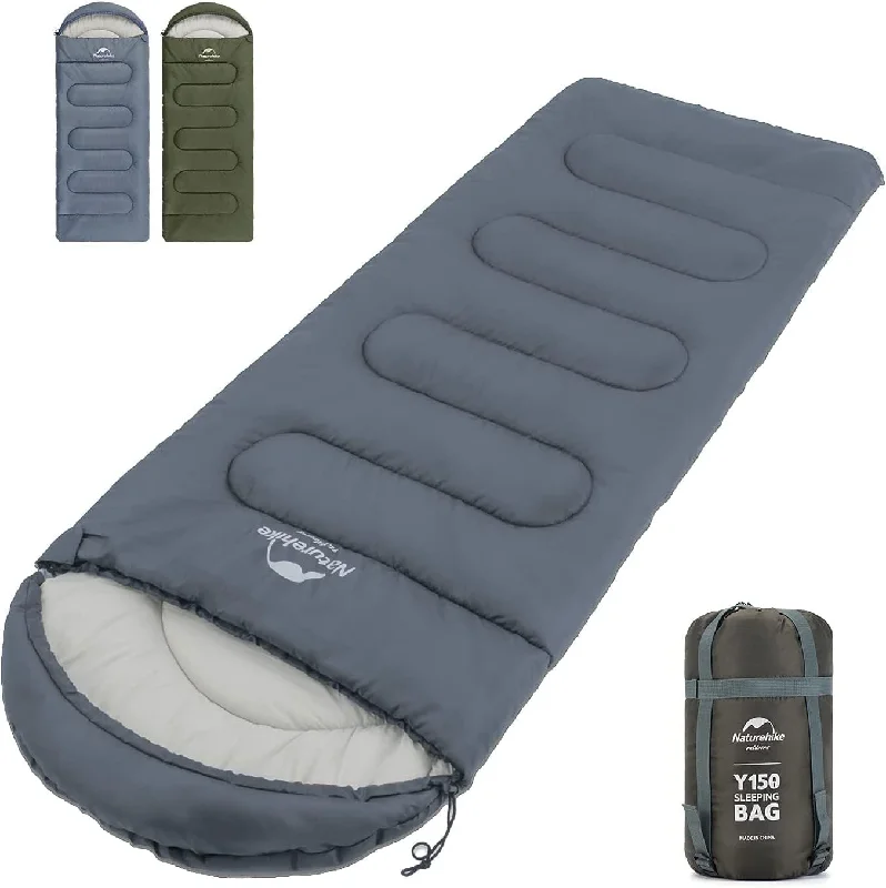 Cotton Sleeping Bag Blue Left