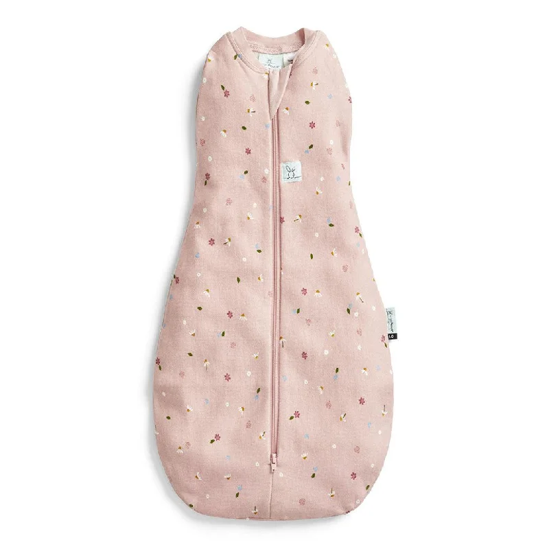 ergoPouch Organic All Year Cocoon Swaddle Sleeping Bag - 1 Tog - Daisies