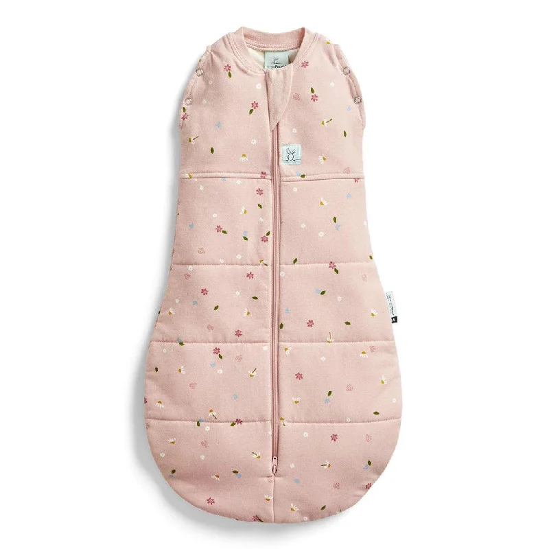 ergoPouch Organic Winter Cocoon Swaddle Sleeping Bag - 2.5 TOG - Daisies