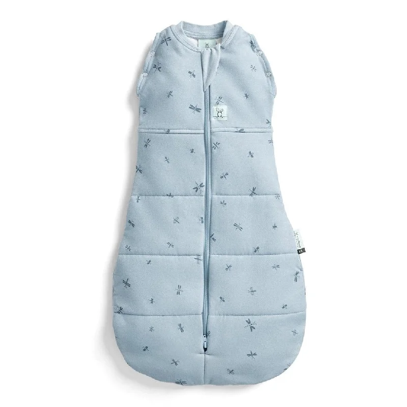 ergoPouch Organic Winter Cocoon Swaddle Sleeping Bag - 2.5 TOG - Dragonfly