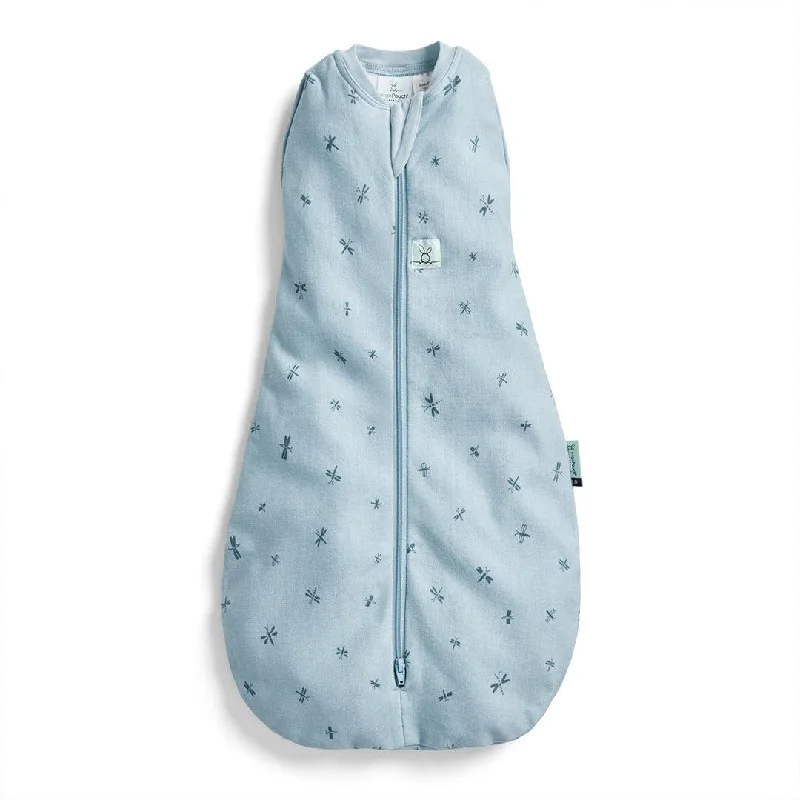 ergoPouch Organic Summer Cocoon Swaddle Sleeping Bag - 0.2 Tog - Dragonfly