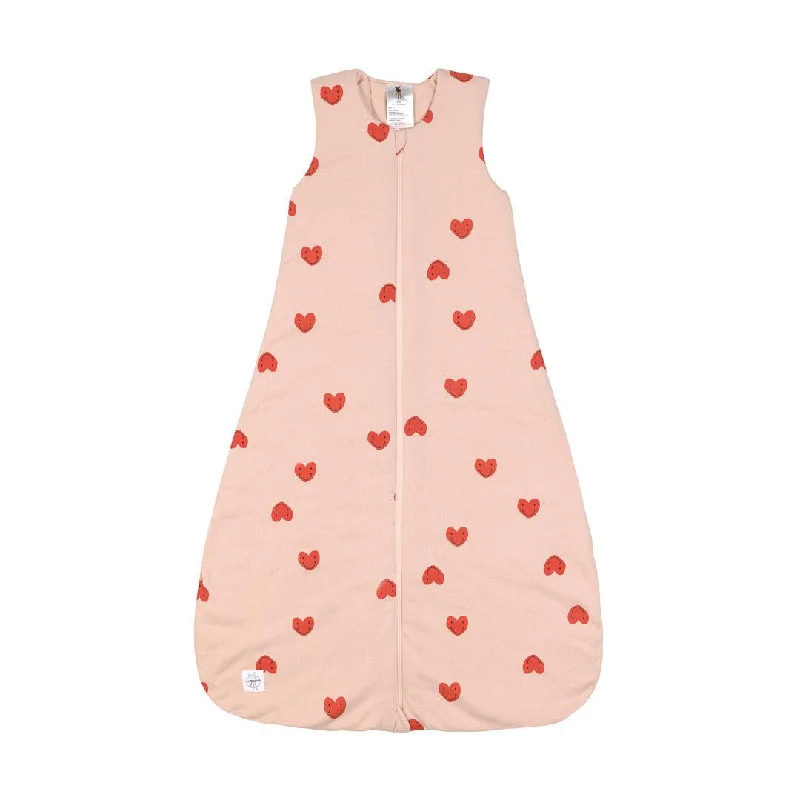 Lassig Interlock Sleeping Bag - Peach Rose - Heart