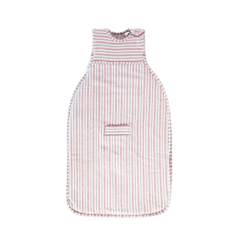 Merino Kids Go Go Sleeping Bag - Duvet Weight - Misty Rose Stripe