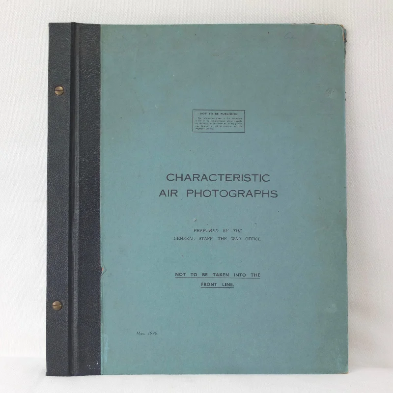 War Office Secret RAF Photography Manual (1940)