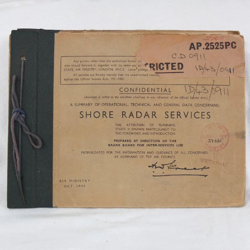 Air Ministry Secret Radar Manual (1944)