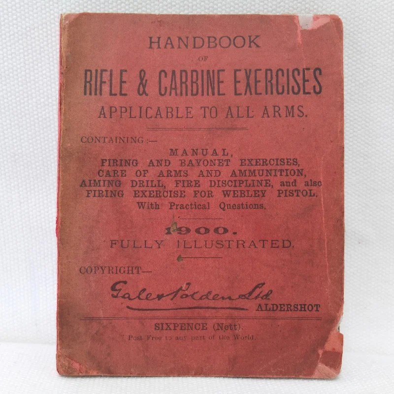 Boer War Lee Metford Rifle & Carbine Manual (1900)