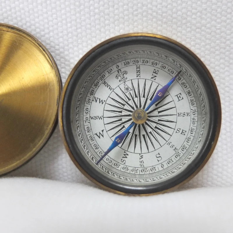 Francis Barker Blue Needle Pocket Compass c.1890