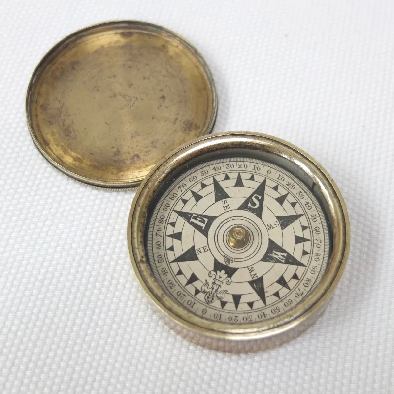 Francis Barker Brass Box Pocket Compass