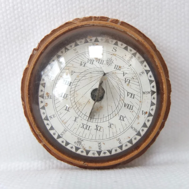 Georgian Wooden Sundial Compass c.1830