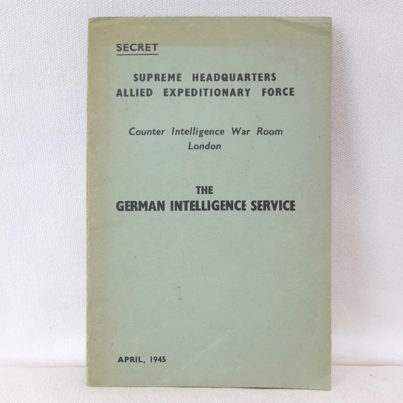 SHAEF: The German Intelligence Service (1945)