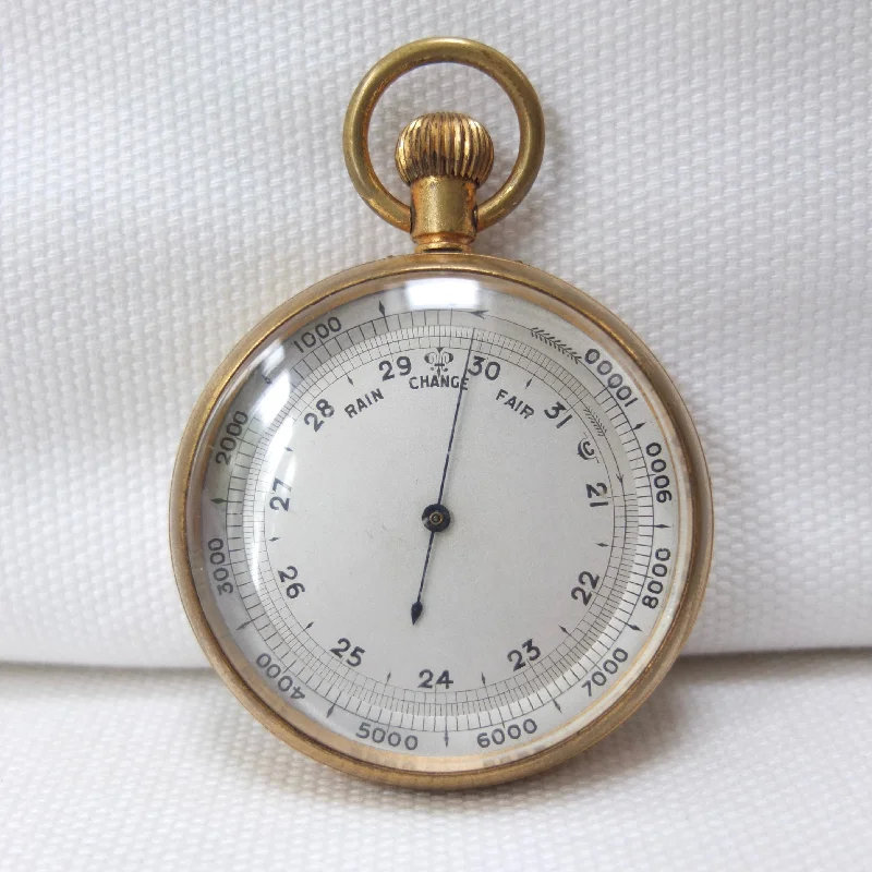 Victorian Pocket Altimeter Barometer c.1900